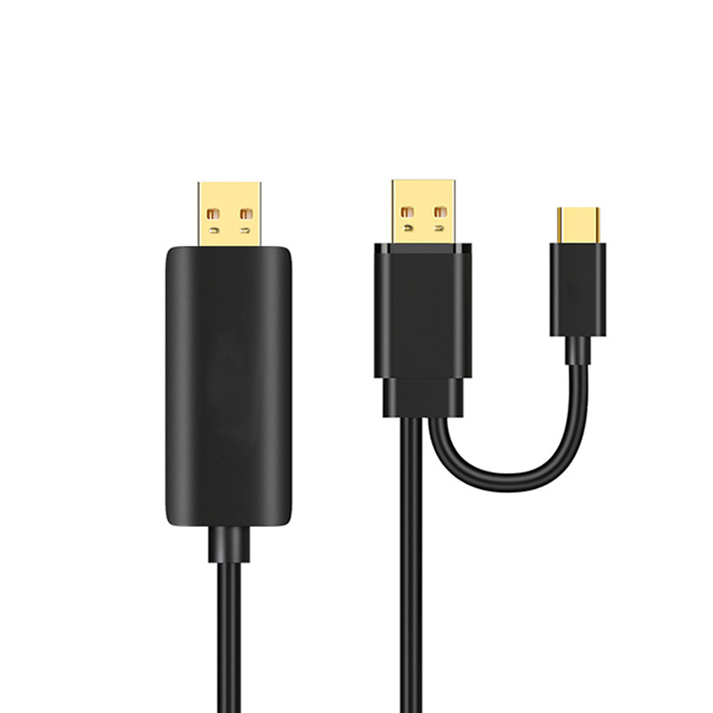 Kiểu-Cáp đôi C sang USB